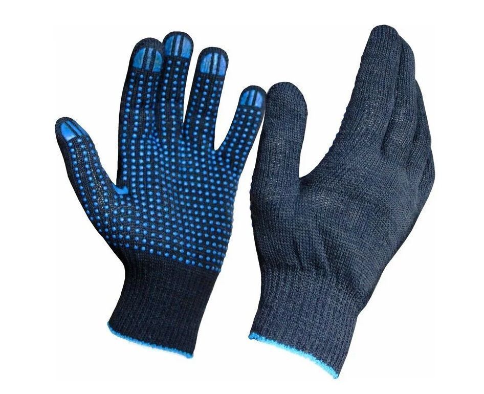 Перчатки рабочие ХБ с ПВХ
